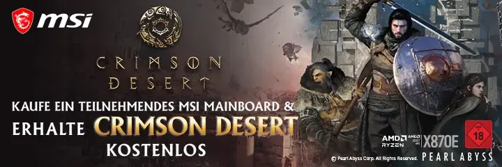 MSI CRIMSON DESERT MAINBOARD BUNDLE