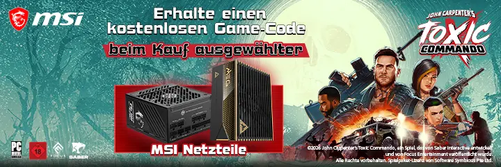 MSI John Carpenters Toxic Commando PSU Bundle