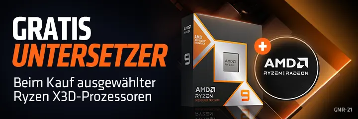 Erhalte einen gratis AMD Untersetzer