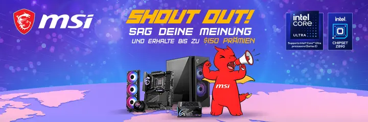 MSI Shout Out Aktion
