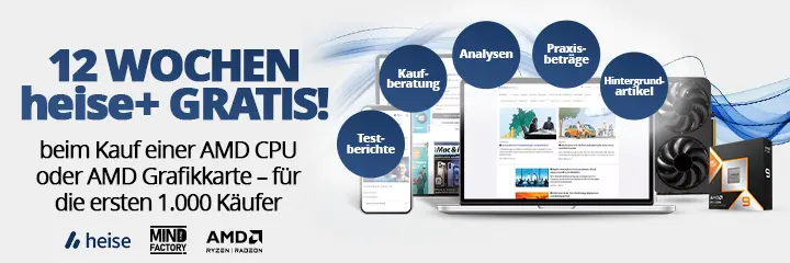 12 Wochen heise+ All-Inclusive GRATIS