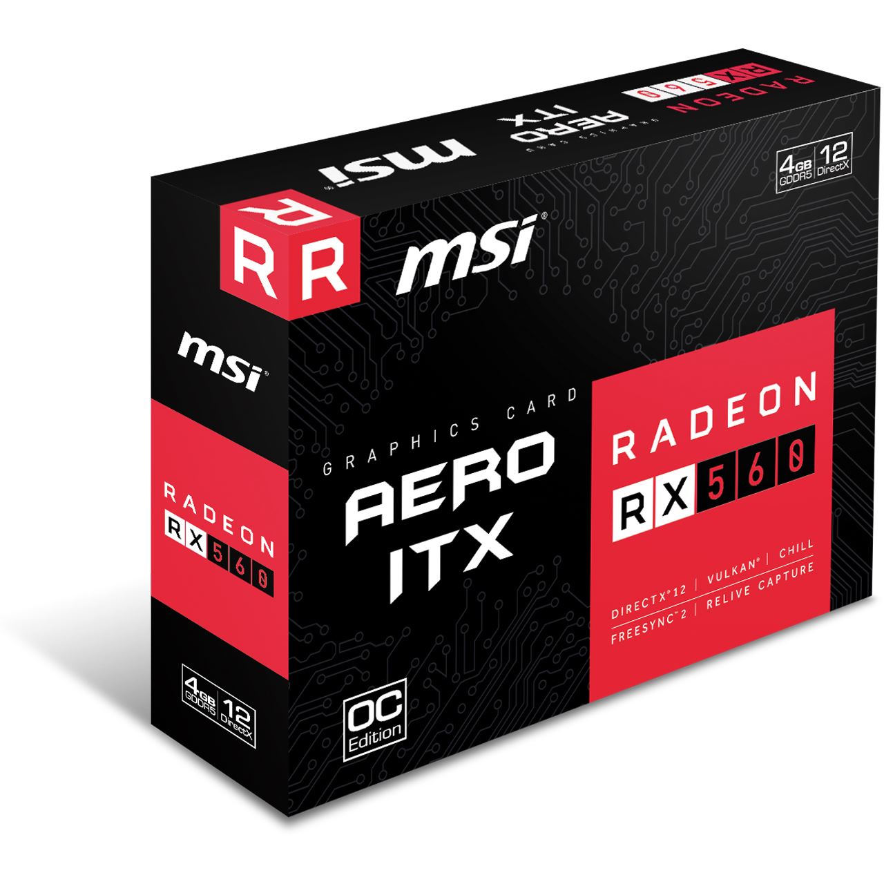 4GB MSI Radeon RX 560 AERO ITX 16CU Aktiv PCIe 3.0 x16 (Retail) - RX ...