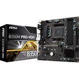 MSI B350M PRO-VDH AMD B350 So.AM4 Dual Channel DDR4 mATX Retail
