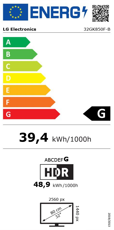 31.5" (80,01cm) LG Electronics 32GK850F schwarz 2560x1440