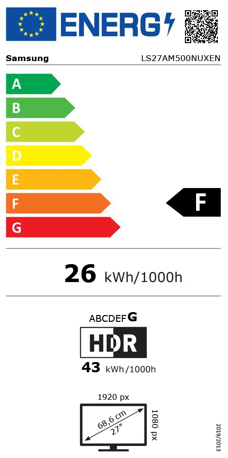 27" (68,58cm) Samsung Smart Monitor M5 S27AM500NU schwarz