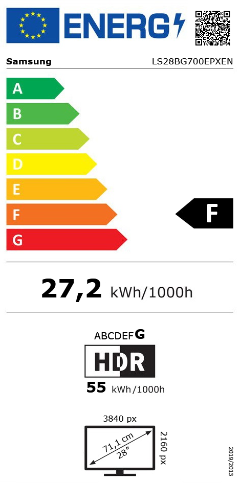 28" (71,12cm) Samsung Odyssey G7 G70B schwarz 3840x2160