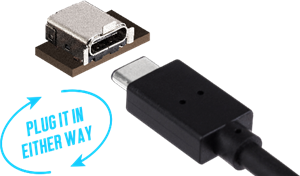 USB Typ-C für komfortable Anschlussmöglichkeiten