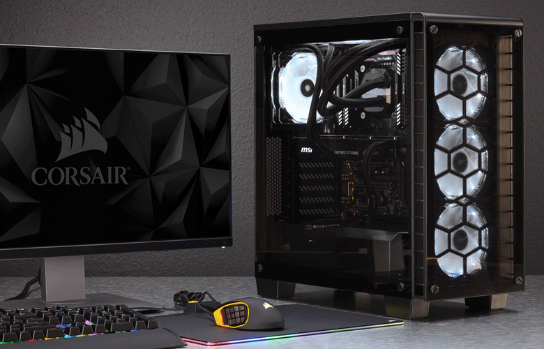Corsair hd120 rgb led mit controller 120x120x25mm 800 1725 u min 18 30