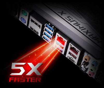 Integriertes 5Gbit-Netzwerk