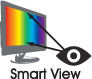 Verschiedene Betrachtungswinkel mit der Smart View-Technologie