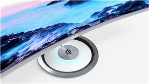 Integrierte Wireless-Qi-Ladestation