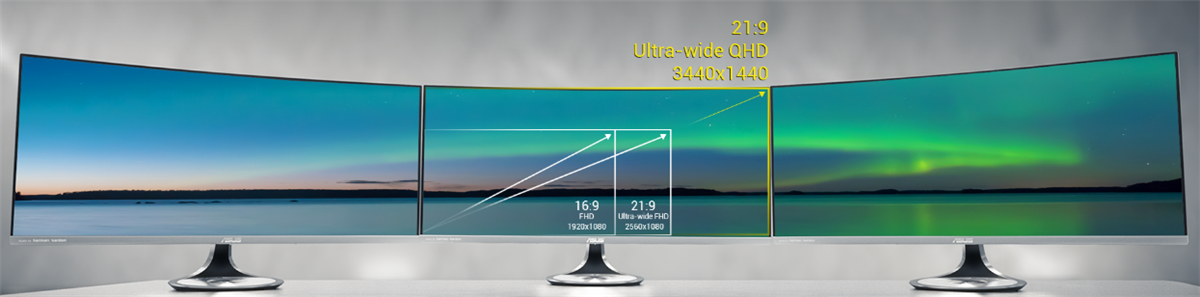 ASUS Designo Curve MX34VQ Ultra Wide Curved Monitor