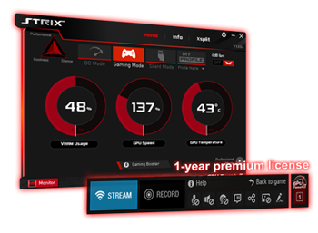 CPU Tweak II mit XSplit Gamecaster