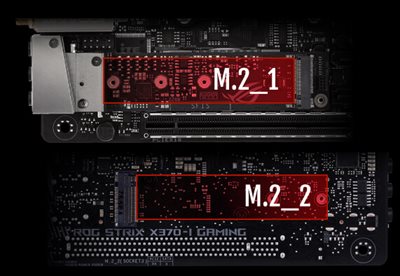 Duales M.2 mit NVM-Express-PCIE