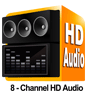 8-Kanal High-Definition-Audio