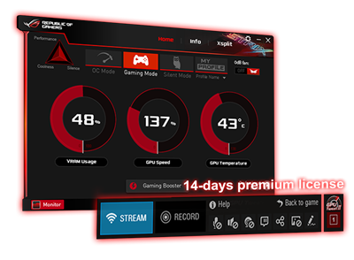GPU Tweak II mit XSplit Gamecaster