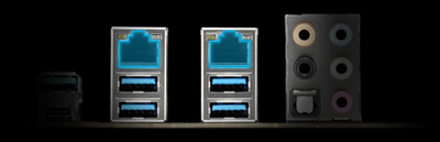 Duales Intel®-Gigabit-LAN auf Serverniveau
