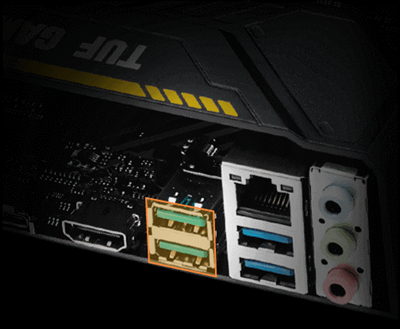 Native Unterstützung von USB 3.1 GEN 2 Typ-A mit 10 Gbit/s