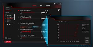 GPU Tweak II ermglicht die einfache Einrichtung der folgenden ASUS FanConnect II Modi: