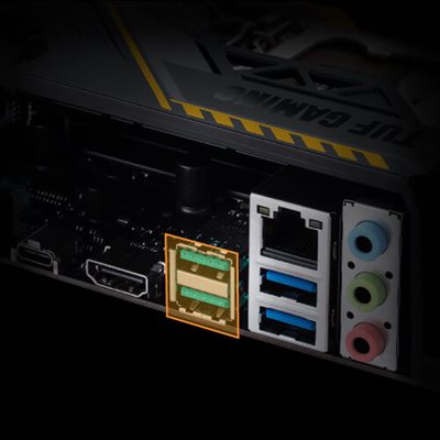 10Gbit/s USB 3.1 Gen 2 integriert