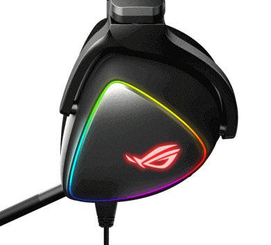 Exklusive, kreisförmige RGB-Beleuchtung in allen Regenbogenfarben