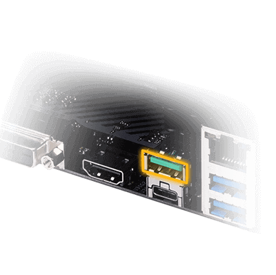 Native Untersttzung von USB 3.1 GEN 2 Typ-A mit 10 Gbit/s