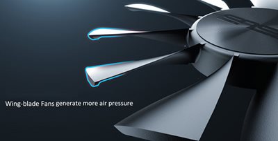 Patentierte Wing-Blade-Lüfter