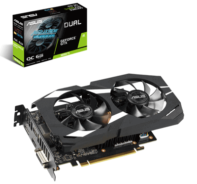 ASUS DUAL-GTX1660TI-O6G
