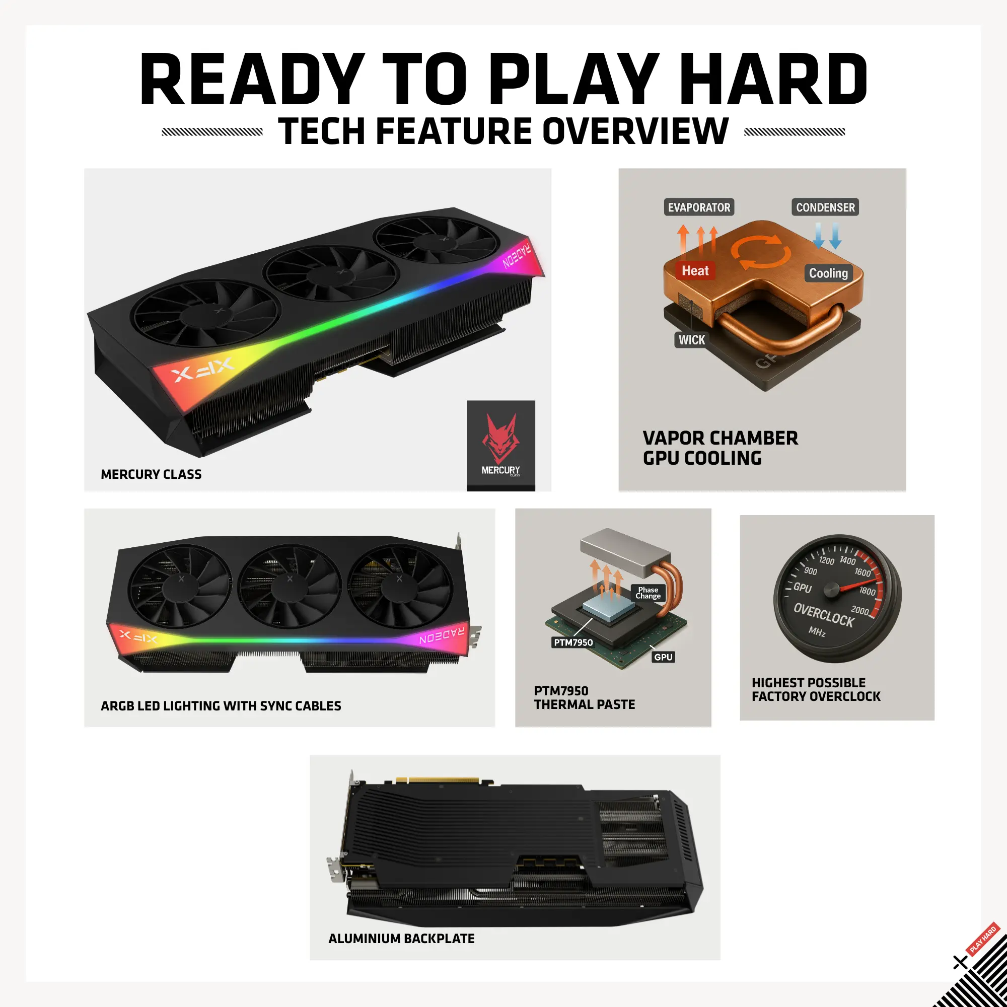 Radeon RX 9070 XT OC - RGB Edition w/ Motherboard Sync