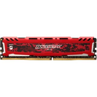 4GB Crucial Ballistix Sport LT Dual Rank rot DDR4-2666 DIMM CL16