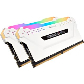 16GB Corsair Vengeance RGB PRO wei DDR4-2666 DIMM CL16 Dual Kit