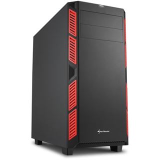 Sharkoon AI7000 Silent gedämmt Midi Tower ohne Netzteil