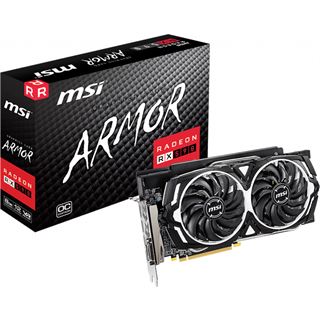 8GB MSI Radeon RX 590 Armor 8G OC Aktiv PCIe 3.0 x16 (Retail)