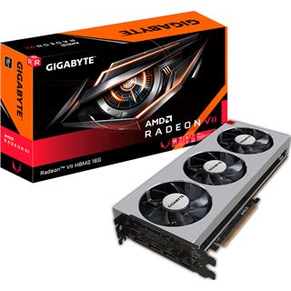 16GB 16GB Gigabyte Radeon VII Aktiv PCIe 3.0 x16 (Retail)