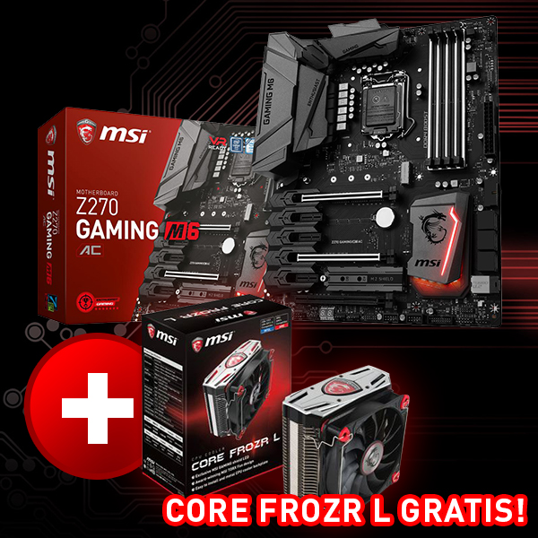 MSI Z270 GAMING M6 AC Intel Z270 So.1151 Dual Channel DDR4 ATX Retail