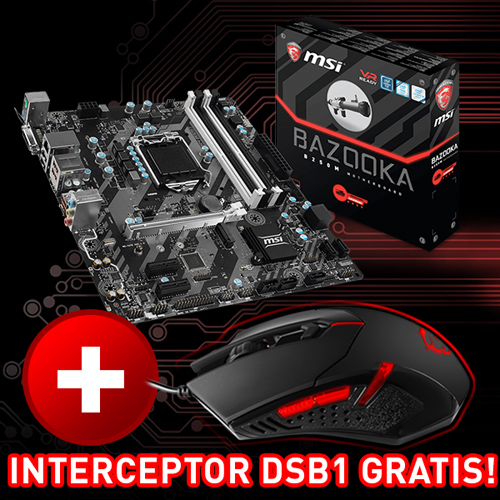 MSI B250M BAZOOKA Intel B250 So.1151 Dual Channel DDR4 mATX Retail