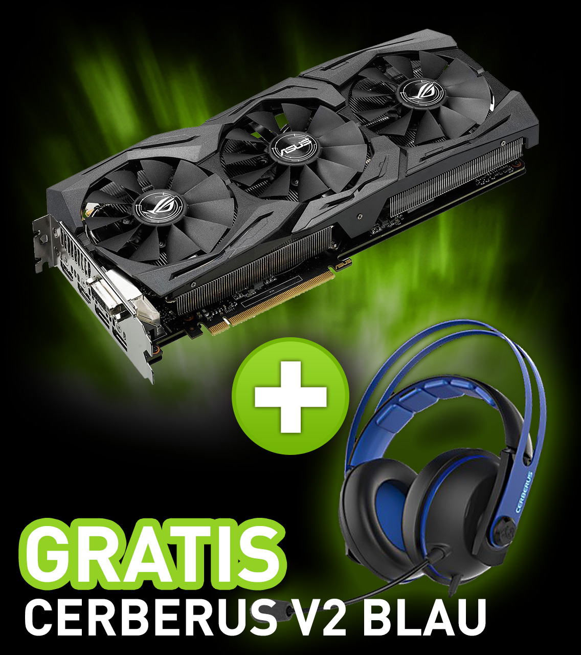 8GB Asus GeForce GTX 1080 Strix Gaming Aktiv PCIe 3.0 x16 (Retail)