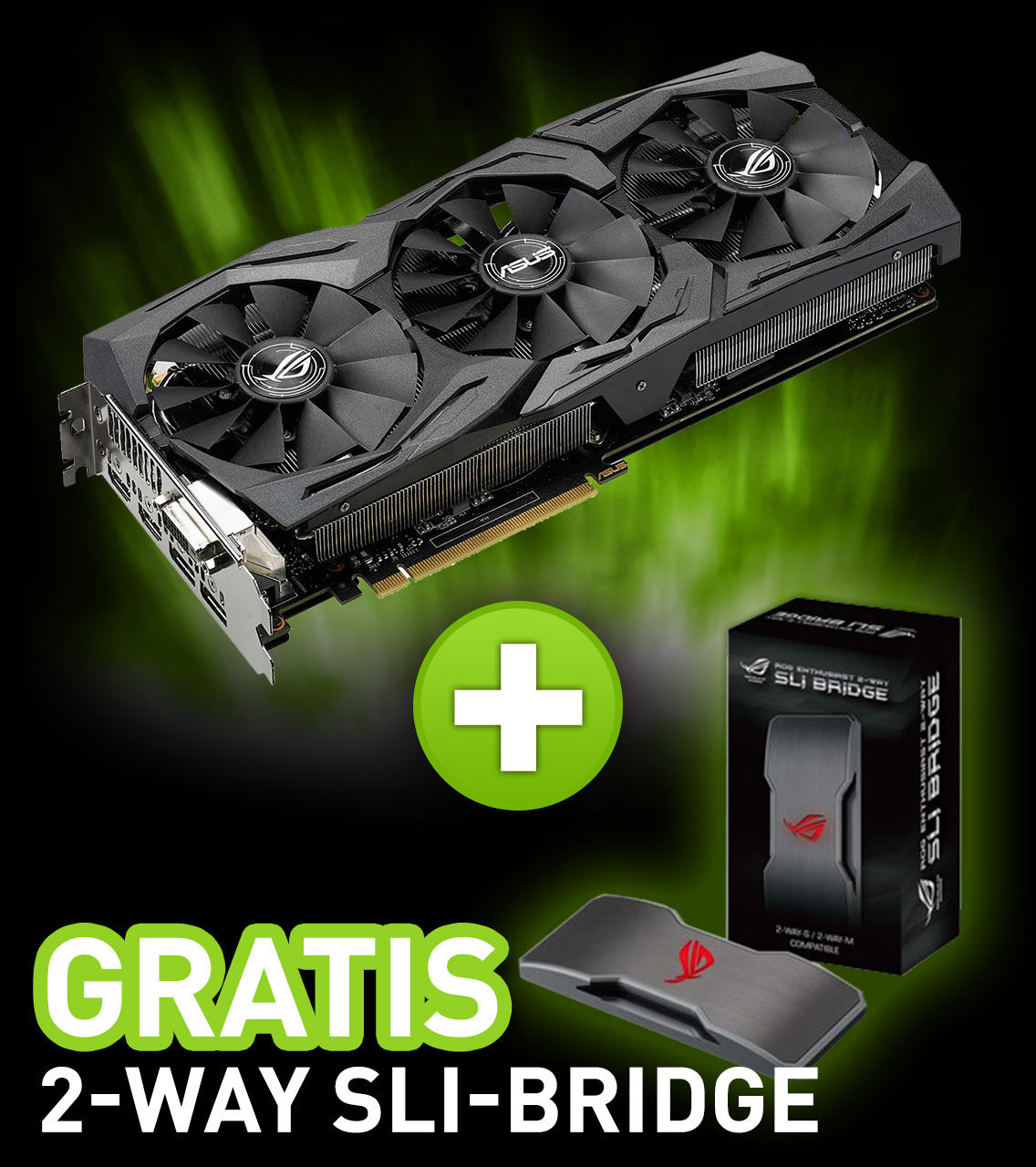 8GB Asus GeForce GTX 1070 Strix Aktiv PCIe 3.0 x16 (Retail)