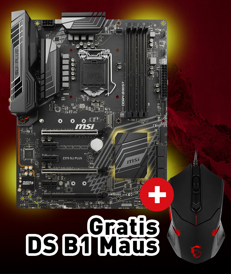 MSI Z370 SLI PLUS Intel Z370 So.1151 Dual Channel DDR4 ATX Retail
