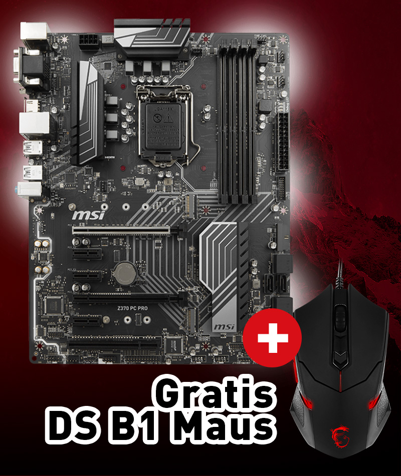 MSI Z370 PC PRO Intel Z370 So.1151 Dual Channel DDR4 ATX Retail