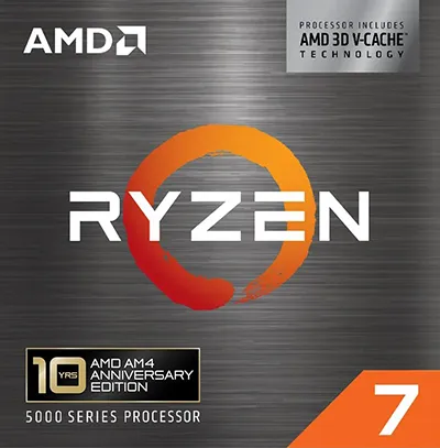 AMD Ryzen 7 5800X3D 10th Anniversary Edition 8x 3.40GHz So.AM4 WOF