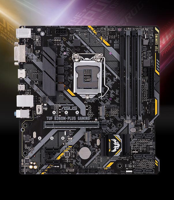 Asus TUF B360M-Plus Gaming Intel B360 So.1151 Dual Channel DDR4 mATX Asus TUF B360M-Plus Gaming Intel B360 So.1151 Dual Channel DDR4 mATX