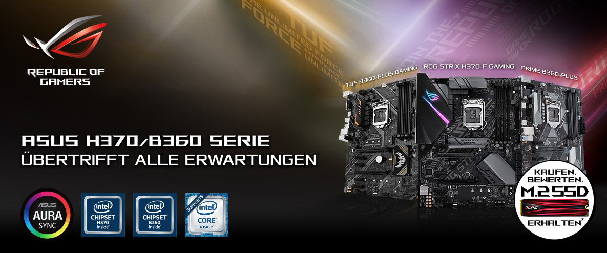 ÜBERTRIFFT ALLE ERWARTUNGEN - ASUS-Intel®-300er-Serien-Mainboards ÜBERTRIFFT ALLE ERWARTUNGEN - ASUS-Intel®-300er-Serien-Mainboards