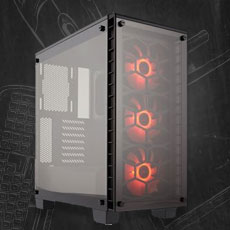 Corsair Crystal 460X RGB mit Sichtfenster Midi Tower ohne Netzteil Corsair Crystal 460X RGB mit Sichtfenster Midi Tower ohne Netzteil