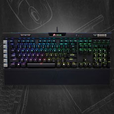 Corsair K95 RGB Platinum CHERRY MX Speed USB Deutsch schwarz Corsair K95 RGB Platinum CHERRY MX Speed USB Deutsch schwarz
