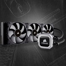 Corsair Hydro Series H150i Pro RGB Komplett-Wasserkühlung Corsair Hydro Series H150i Pro RGB Komplett-Wasserkühlung