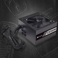 550 Watt Corsair CX Series CX550M Modular 80+ Bronze 550 Watt Corsair CX Series CX550M Modular 80+ Bronze
