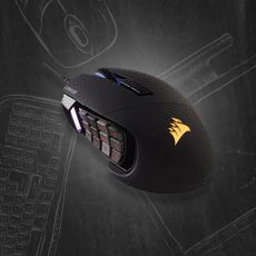 Corsair Scimitar PRO RGB MOBA USB schwarz (kabelgebunden) Corsair Scimitar PRO RGB MOBA USB schwarz (kabelgebunden)