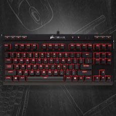Corsair Gaming K63 CHERRY MX Red USB Deutsch schwarz (kabelgebunden) Corsair Gaming K63 CHERRY MX Red USB Deutsch schwarz (kabelgebunden)