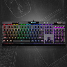 Corsair Gaming K70 RGB MK.2 Rapidfire CHERRY MX Low Profile RGB Speed Corsair Gaming K70 RGB MK.2 Rapidfire CHERRY MX Low Profile RGB Speed